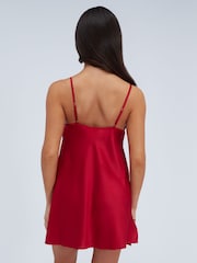 Rouge - Boux Avenue Nuisette Kaya en Satin - Image 2 de 5