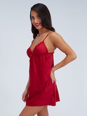 Rouge - Boux Avenue Nuisette Kaya en Satin - Image 5 de 5