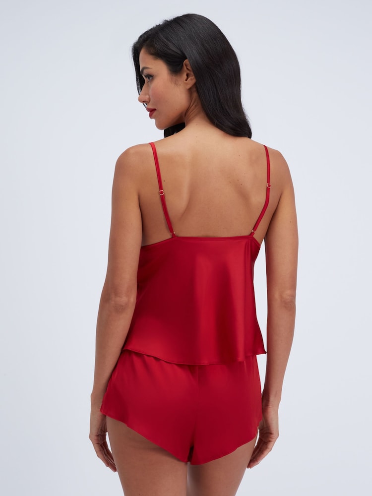 Boux Avenue Kaya Satin Cami Short Pyjamas Set - Image 2 de 6