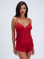 Boux Avenue Kaya Satin Cami Short Pyjamas Set - Image 5 de 6