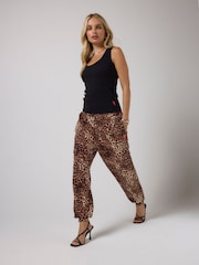 SCAMP & DUDE Balloon Leg Jersey Trousers - Image 1 of 5