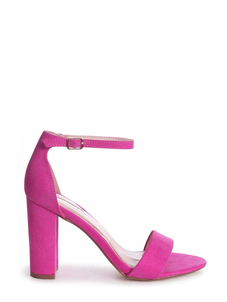 Linzi Pink Nelly Barely There Block Heel Sandal - Image 2 of 4