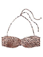 Victoria's Secret Natural Leopard Malta Bandeau Top - Image 3 of 3
