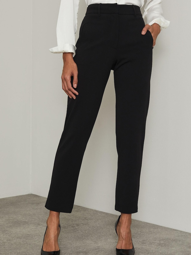 Lipsy Black Smart Tapered Trouser - Image 1 of 4