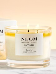 NEOM Clear 3 Wick Happiness Scented Candle (3 Wicks) - Image 4 of 5