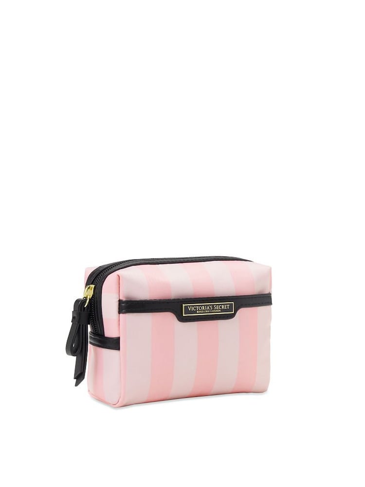 Victoria's Secret Pink Iconic Stripe Gloss & Go Mini Makeup Bag - Image 2 of 4
