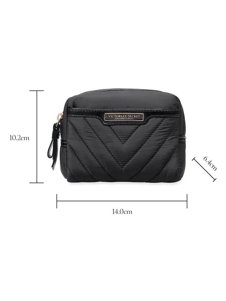 Victoria's Secret Black Lily Gloss & Go Mini Makeup Bag - Image 4 of 4