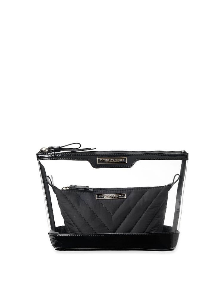 Victoria's Secret Black Lily AM/PM Makeup Bag Duo - Image 2 of 4