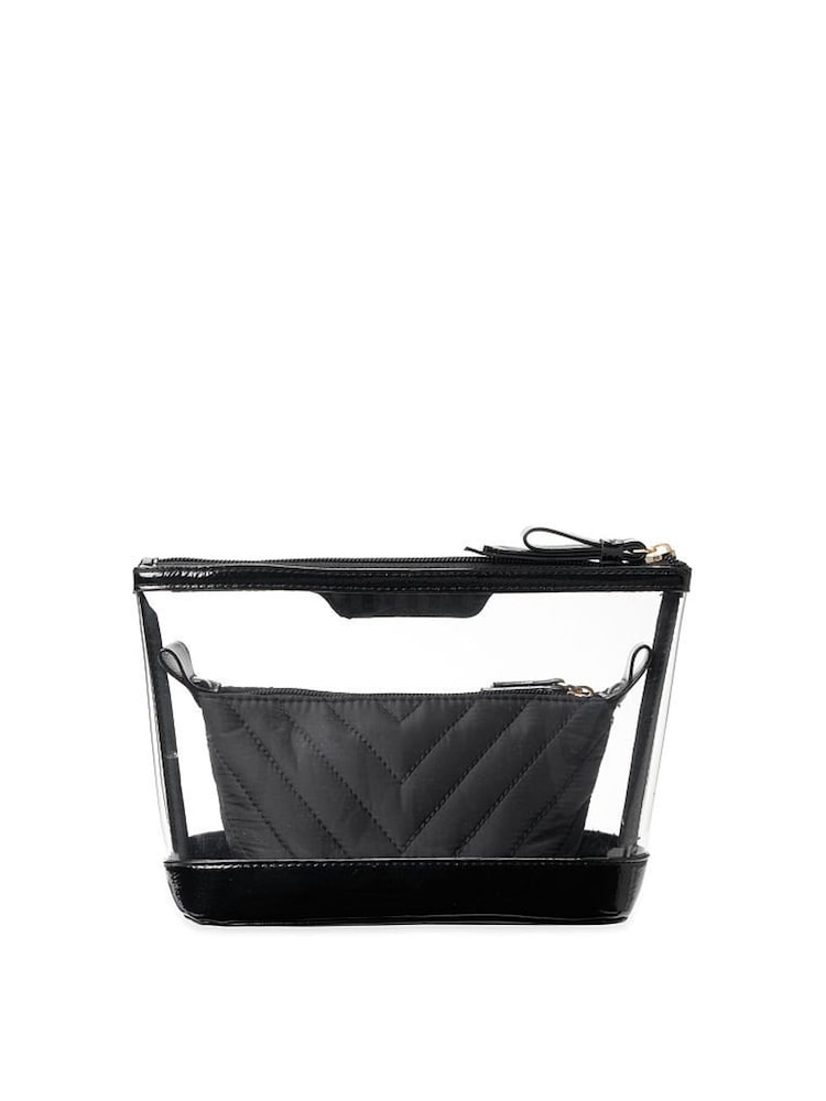 Victoria's Secret Black Lily AM/PM Makeup Bag Duo - Image 4 of 4
