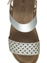 Lotus Footwear Silver Open Toe Sandal - Image 3 of 5