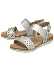 Lotus Footwear Silver Open Toe Sandal - Image 5 of 5