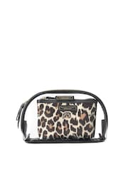 Victoria's Secret Brown Leopard Makeup Bag Duo - Image 2 of 4