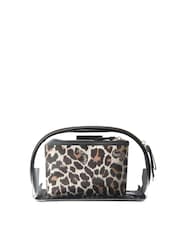 Victoria's Secret Brown Leopard Makeup Bag Duo - Image 3 of 4