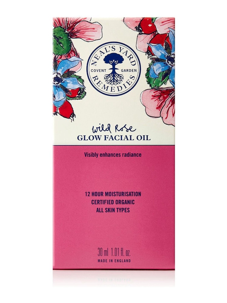 Neals Yard Remedies Wild Rose Glow Facial Oil 30ml - Image 4 of 4