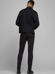 Jack & Jones Black Glen Slim Tapered Jeans - Image 4 of 5