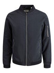 Jack & Jones Black Bomber Jacket - Image 4 of 4