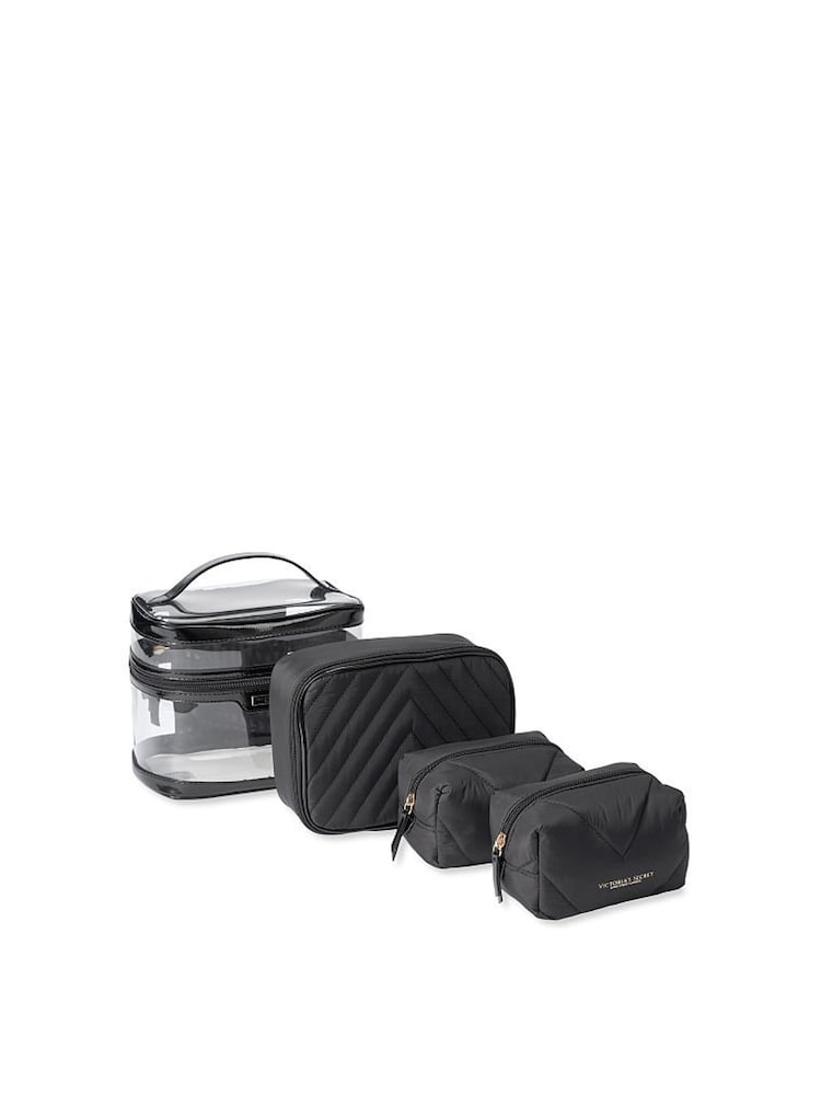 Victoria's Secret Black Lily 4 in 1 Makeup Bag - Image 1 of 5