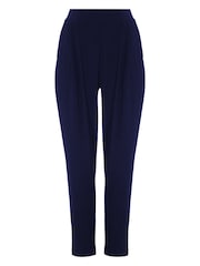 Roman Navy Jersey Stretch Harem Trousers - Image 4 of 4