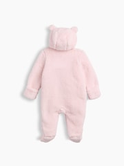 Gap Pink Sherpa One-Piece (0-24mths) - Image 2 of 3