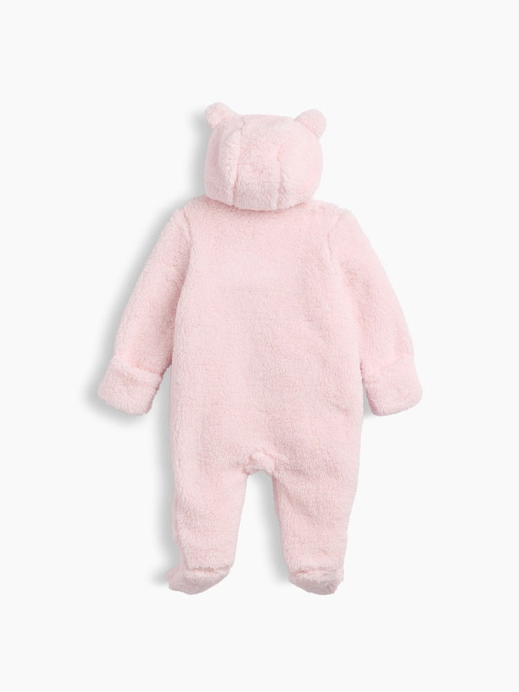Gap Pink Sherpa One-Piece (0-24mths) - Image 2 of 3 Gap Pink Sherpa One-Piece (0-24mths) - Image 2 of 3