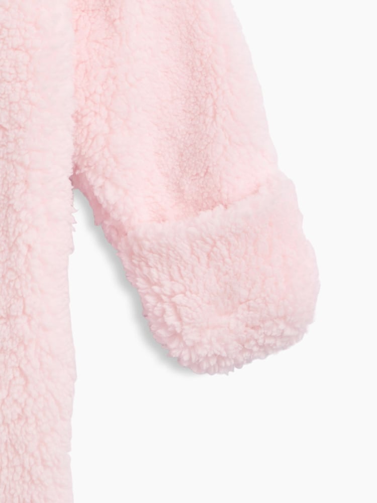 Gap Pink Sherpa One-Piece (0-24mths) - Image 3 of 3 Gap Pink Sherpa One-Piece (0-24mths) - Image 3 of 3