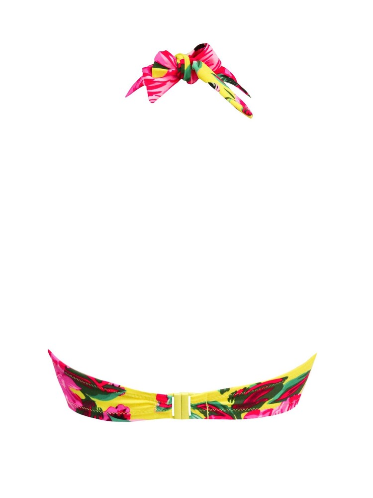 Pour Moi Yellow Heatwave Halter Underwired Top - Image 4 of 4