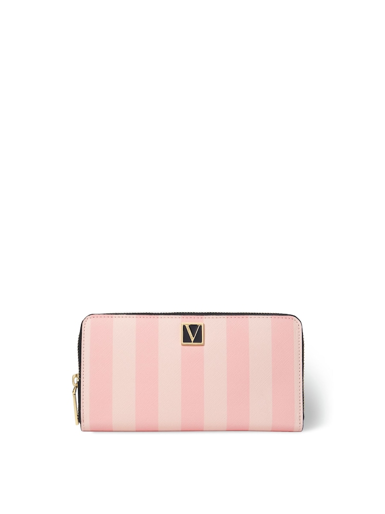 Victoria's Secret Pink Iconic Stripe Purse - Image 1 of 1