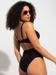 Pour Moi Black Non Padded Samoa Underwired Bikini Top - Image 3 of 5