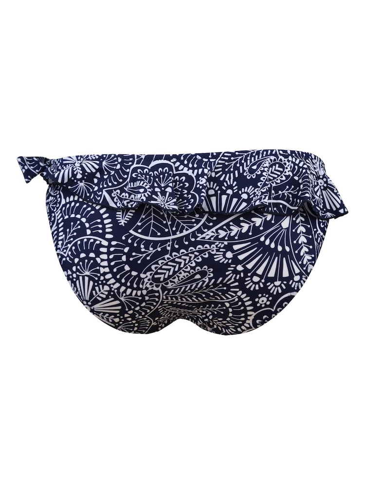 Pour Moi Blue Hot Spots Frill Brief - Image 5 of 5 Pour Moi Blue Hot Spots Frill Brief - Image 5 of 5
