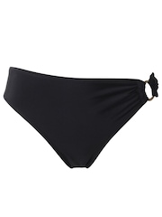 Pour Moi Black Samoa Ring Detail Bikini Bottom - Image 4 of 5