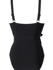 Pour Moi Black Samoa Wrap Over Control Swimsuit - Image 5 of 5