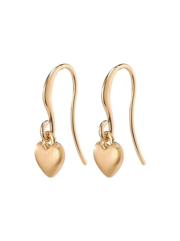 PILGRIM Gold Recycled Tiny Heart Sophia Earrings - Image 1 of 2 PILGRIM Gold Recycled Tiny Heart Sophia Earrings - Image 1 of 2