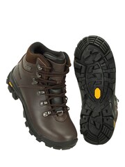 Mountain Warehouse Dark Brown Latitude Womens Waterproof, Vibram Sole Leather Hiking Walking Boots - Image 2 of 4
