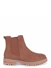Linzi Brown Roman Classic Pull On Casual Chelsea Boot - Image 2 of 4