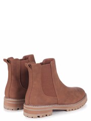 Linzi Brown Roman Classic Pull On Casual Chelsea Boot - Image 4 of 4