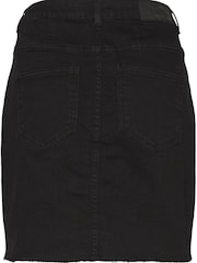 NOISY MAY Black Callie High Waist Fitted Denim Skirt - Image 7 of 7
