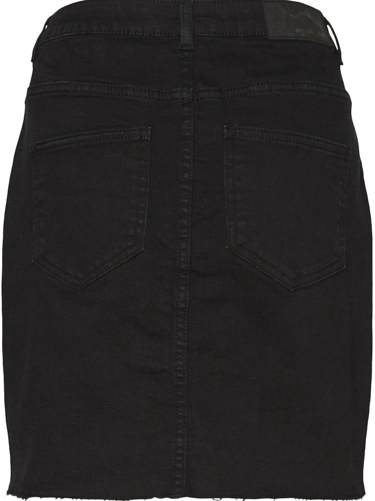 NOISY MAY Black Callie High Waist Fitted Denim Skirt - Image 7 of 7 NOISY MAY Black Callie High Waist Fitted Denim Skirt - Image 7 of 7
