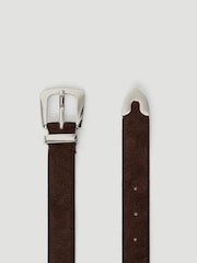 Hush Zinnia Suede Western Belt - Imagen 2 de 2