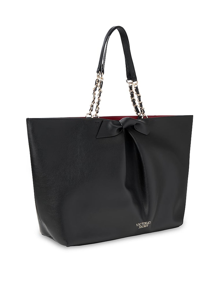 Victoria's Secret Bow Tote Bag - Image 2 of 4 Victoria's Secret Bow Tote Bag - Image 2 of 4