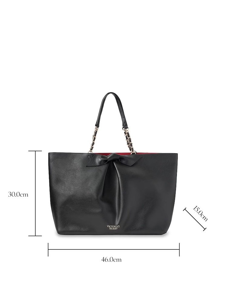 Victoria's Secret Bow Tote Bag - Image 4 of 4 Victoria's Secret Bow Tote Bag - Image 4 of 4