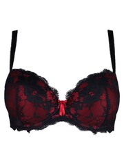 Pour Moi Black Padded Amour Padded Underwired Bra - Image 4 of 5
