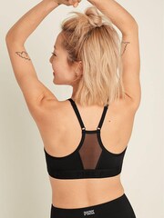 Victoria's Secret PINK Pure Black Lightly Lined Low Impact Sports Bra - Image 2 of 3