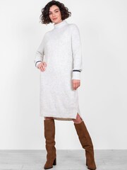 Brakeburn Grey Lagon Knitted Jumper Dress - Image 1 of 4