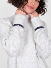 Brakeburn Grey Lagon Knitted Jumper Dress - Image 3 of 4