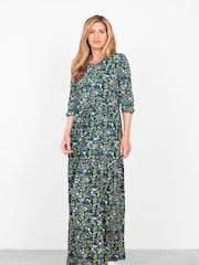 Brakeburn Green Ditsy Jersey Dress - Image 1 of 1