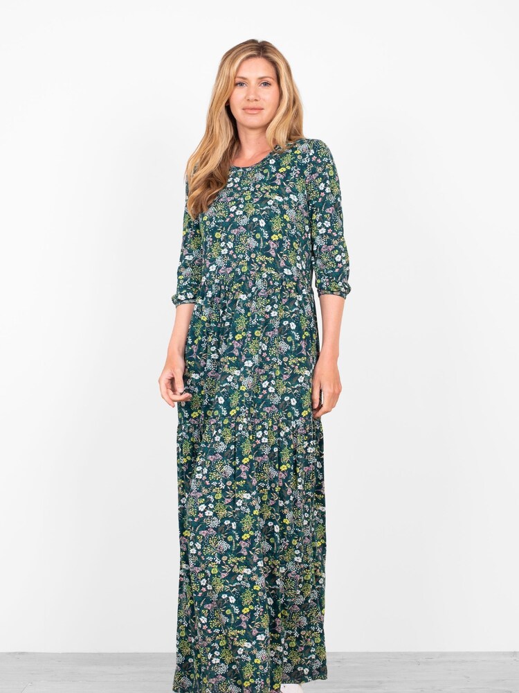 Brakeburn Green Ditsy Jersey Dress - Image 1 of 1