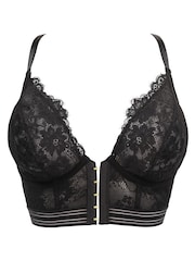 Pour Moi Black Longline Revolution Front Fastening Bralette - Image 4 of 5