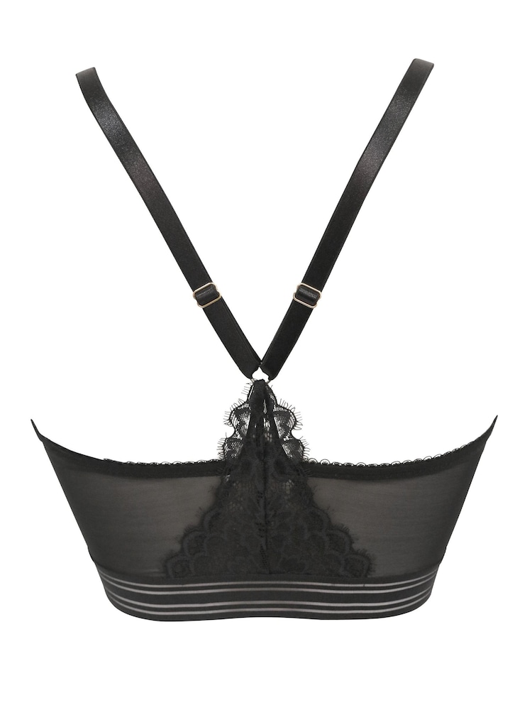 Pour Moi Black Longline Revolution Front Fastening Bralette - Image 5 of 5 Pour Moi Black Longline Revolution Front Fastening Bralette - Image 5 of 5