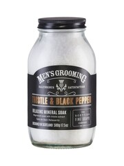Scottish Fine Soaps Thistle and Black Pepper Relaxing Mineral Soak 500g - Image 1 of 1