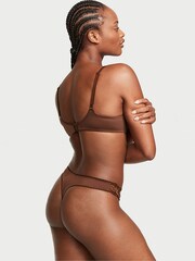 Victoria's Secret Ganache Nude Lace Thong Knickers - Image 2 of 3